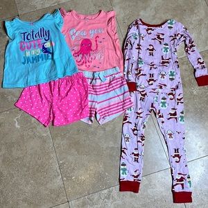 🎉SET of 3 🎉Carters Girls pajama sets